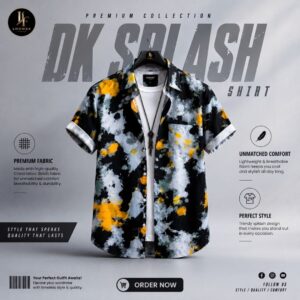 CHINA MICRO SHIRT 110 BLACK